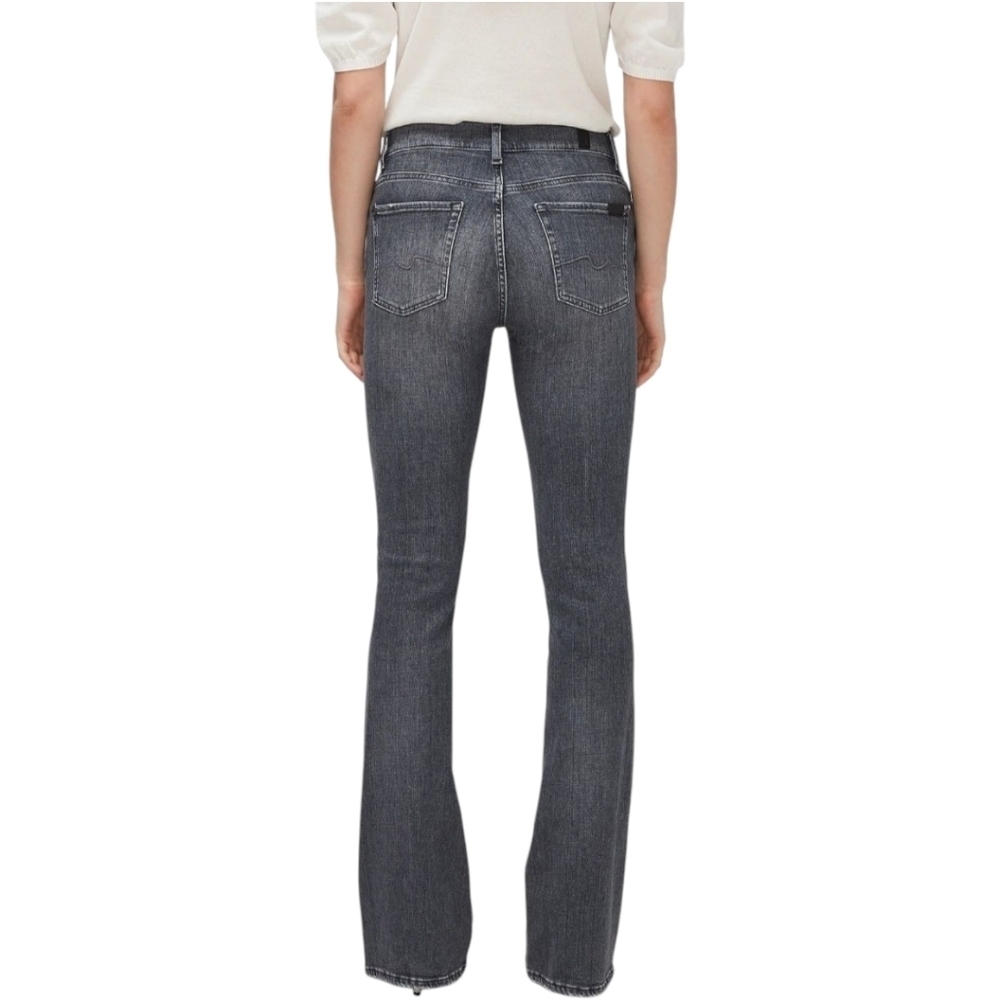 7 For All Mankind Earthkind Grey Wash Classic Bootcut Jeans, 32, NWT - Picture 2 of 10